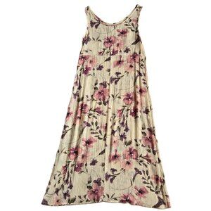 CONNECTED APPAREL Cottagecore 2-Pc Floral Pastel Midi Dress/Jacket Women's 8